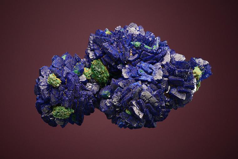 AZURITE with MALACHITE